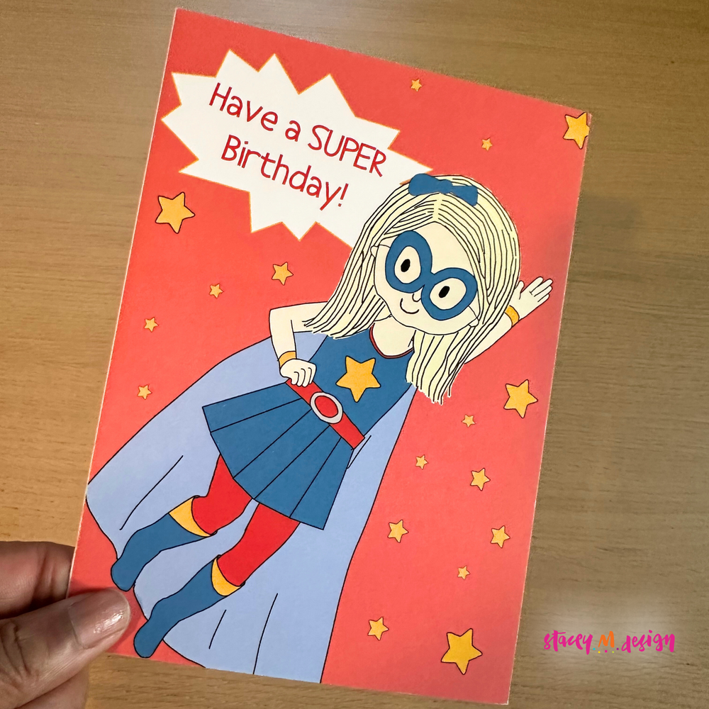 Supergirl | Birthday Card - CLOSEOUT SALE