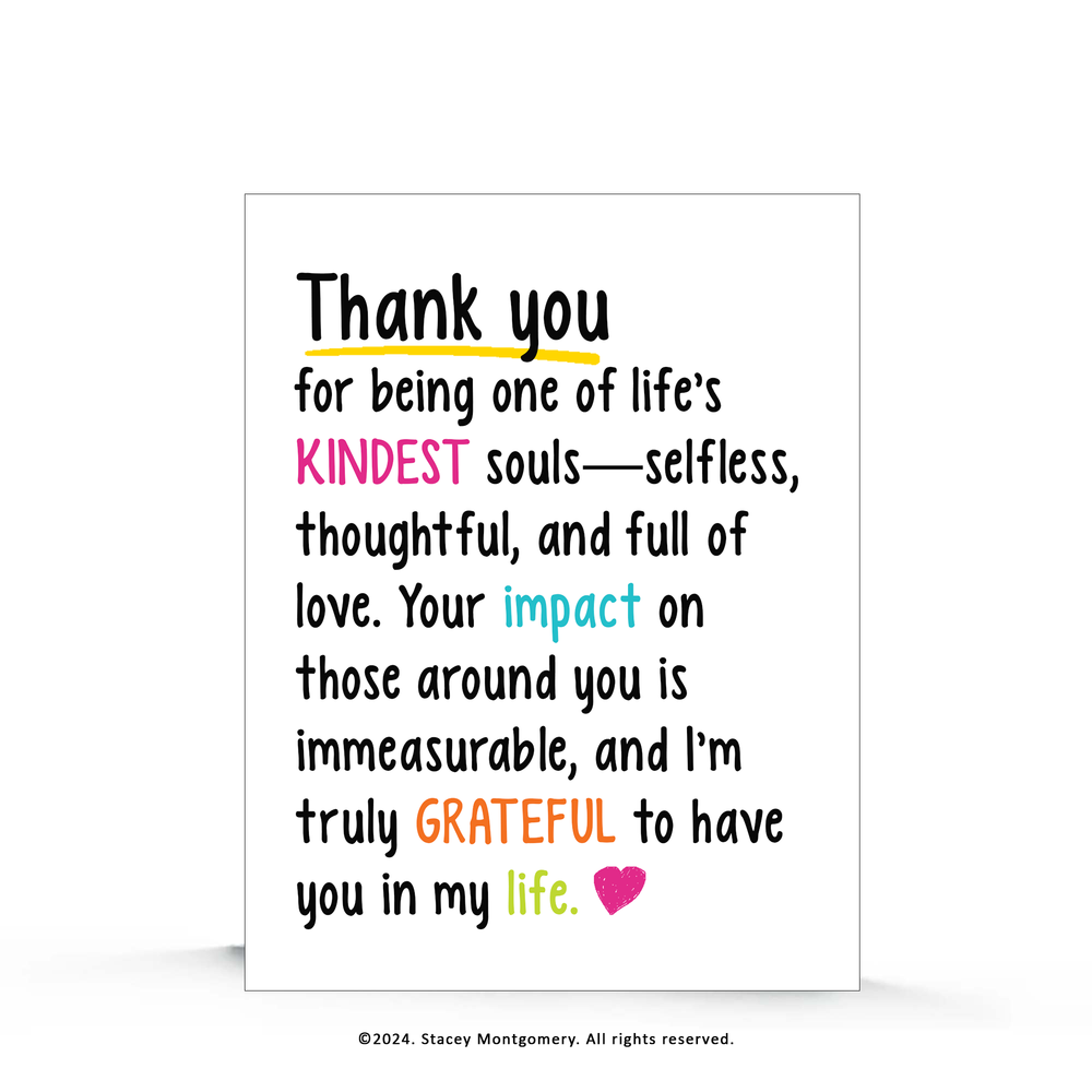 ☀️ Kindest Soul | Gratitude Card