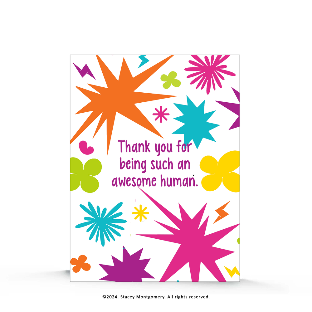 ☀️ Awesome Human | Gratitude Card