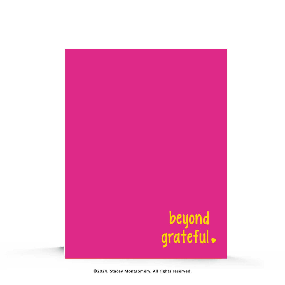 ☀️ Beyond Grateful | Gratitude Card