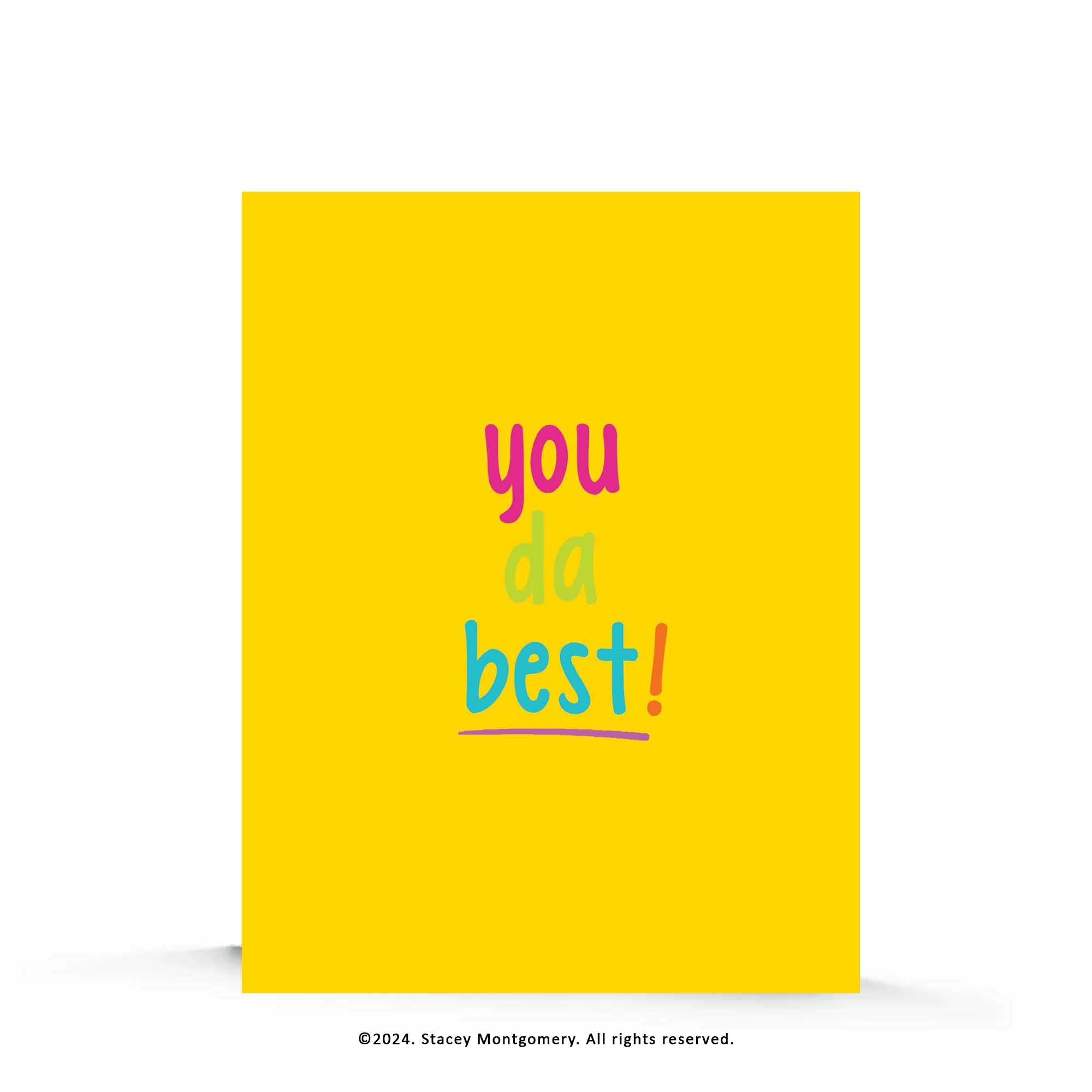 ☀️ You Da Best | Thank You Card