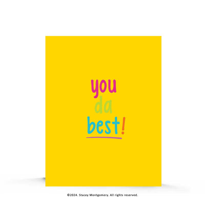 ☀️ You Da Best | Thank You Card
