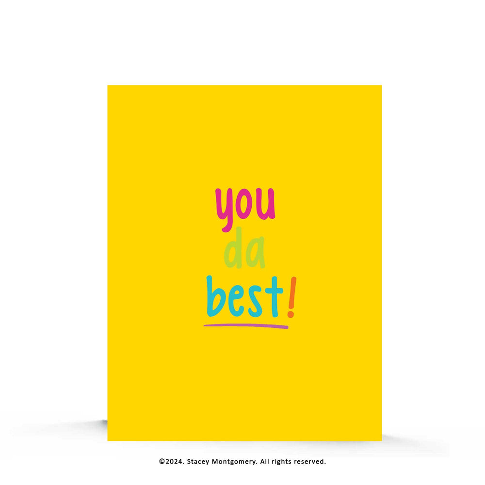 ☀️ You Da Best | Thank You Card