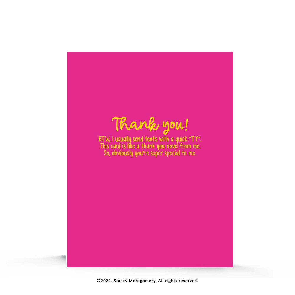 ☀️ Super Special – Thank You Greeting Card