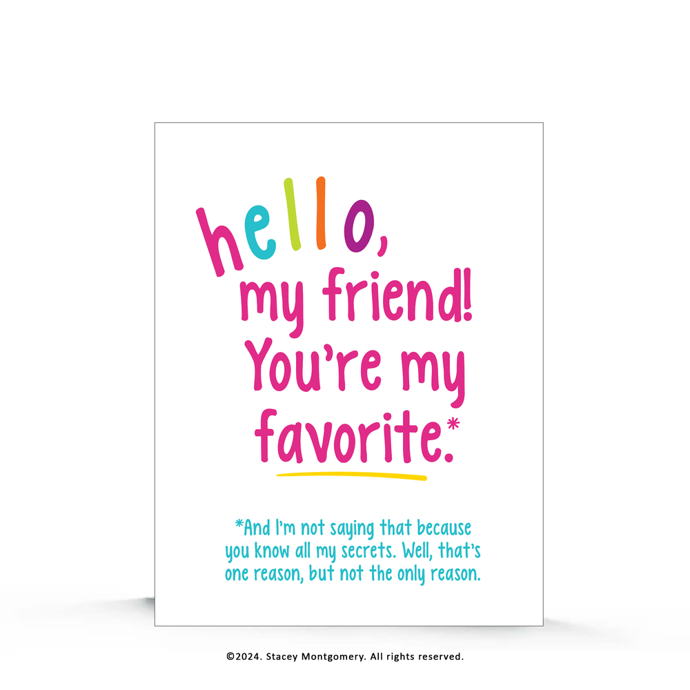 ☀️ Friendship Secrets | Friendship Card