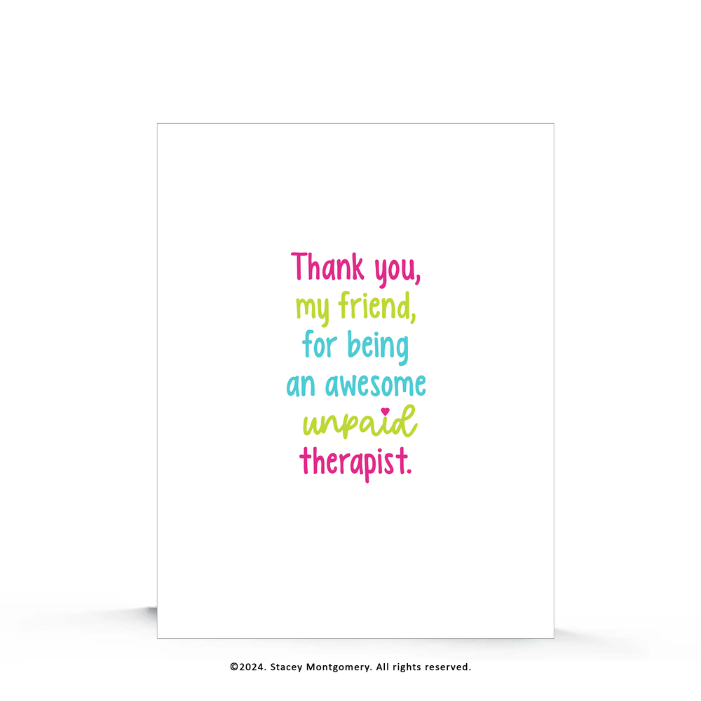 ☀️ Friendship Therapist | Friendship Card
