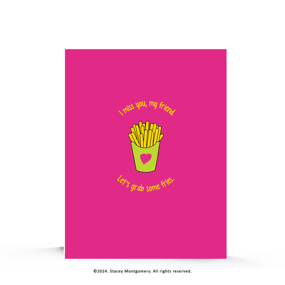 Let’s Grab Fries – Friendship Greeting Card