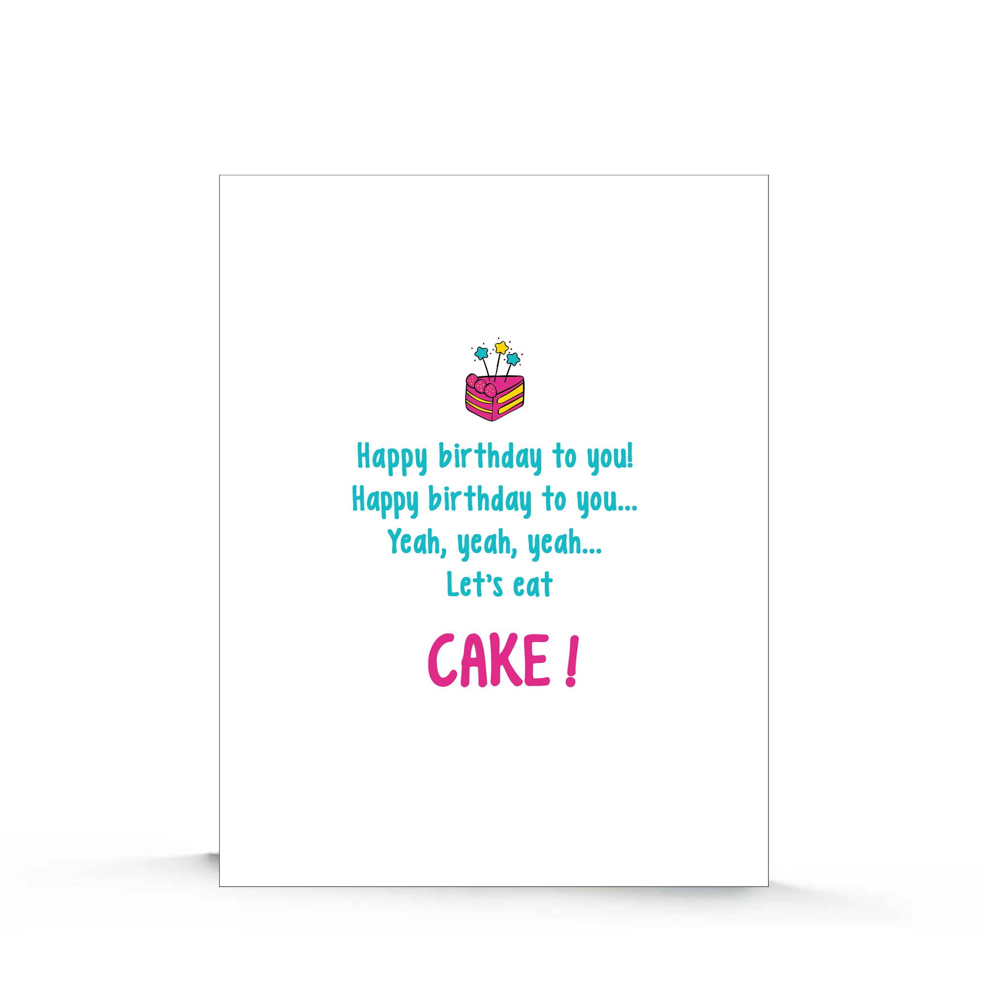 ☀️ Let's Eat Cake| Birthday Card