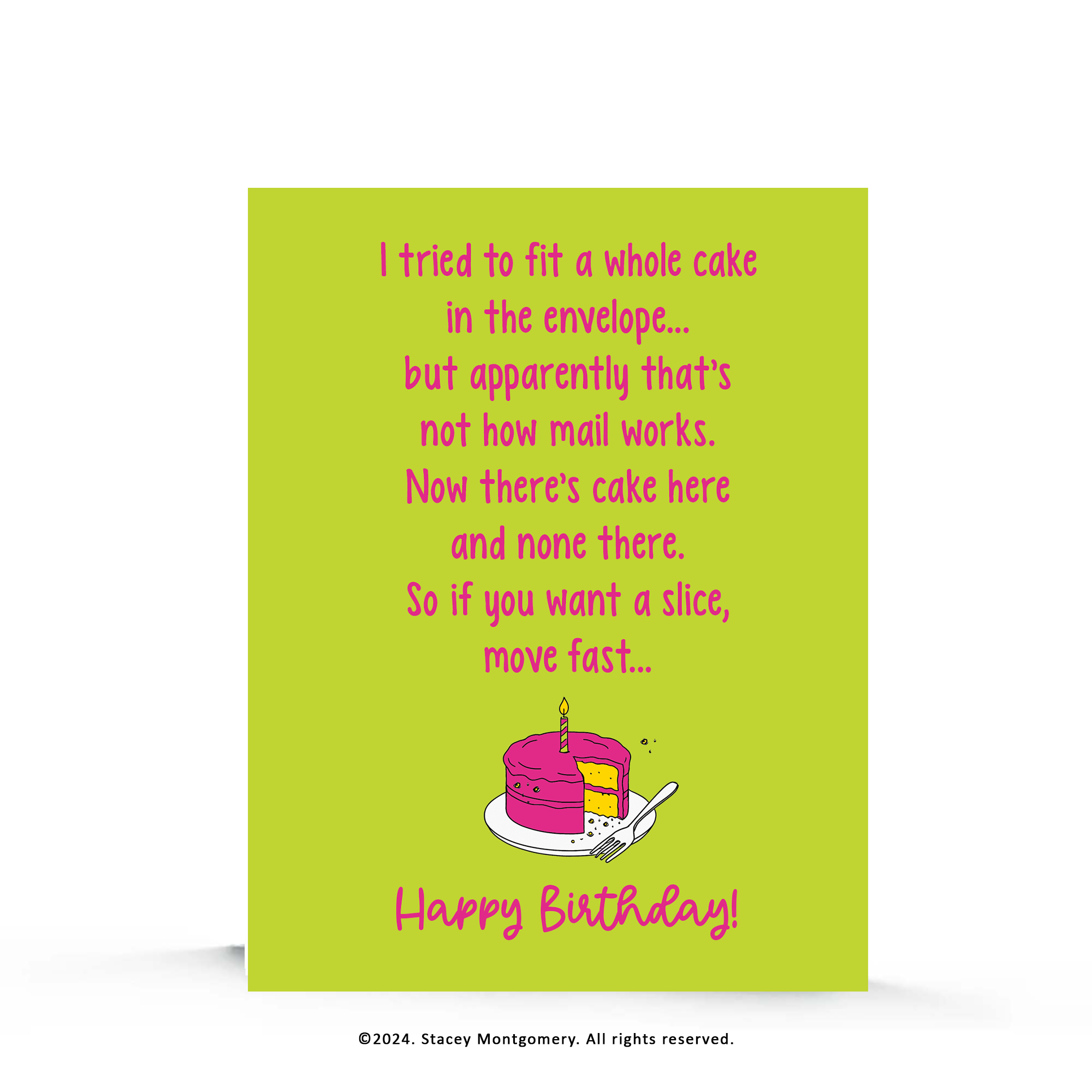 ☀️Cake in the Envelope – Funny Birthday Greeting Card