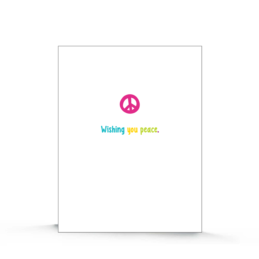 ☀️ Wishing You Peace Card – Encouragement & Support Greeting