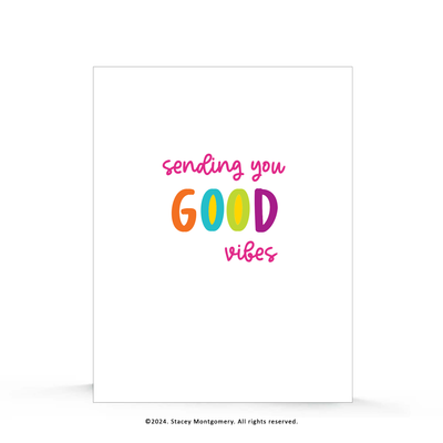 ☀️ Sending You Good Vibes – Encouragement Greeting Card
