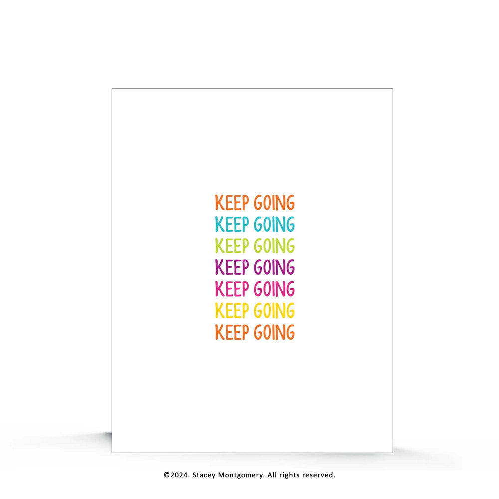 ☀️ Keep Going Card – Motivational Encouragement | Stacey M Design