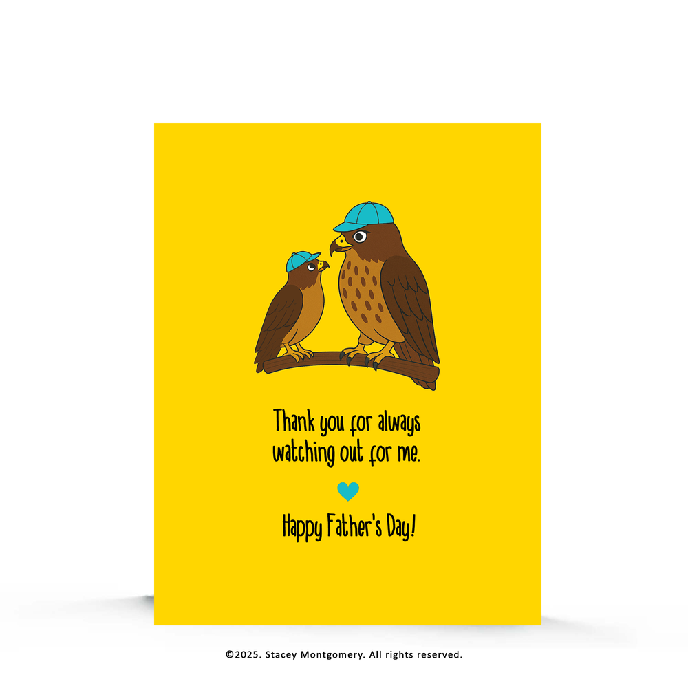 Thank You for Watching Out for Me Card – Father’s Day