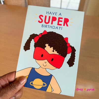 Super Girl | Birthday Card - CLOSEOUT SALE