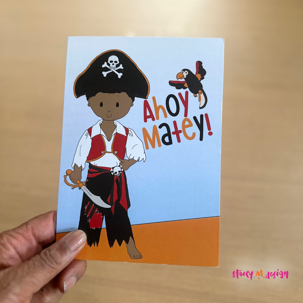 Pirate Boy | Birthday Card - CLOSEOUT SALE