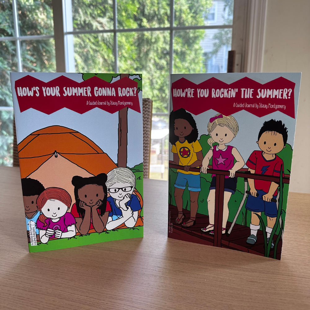 Guided Journal Set: Rockin' the Summer Guided Journal Set for Kids Ages 8-12