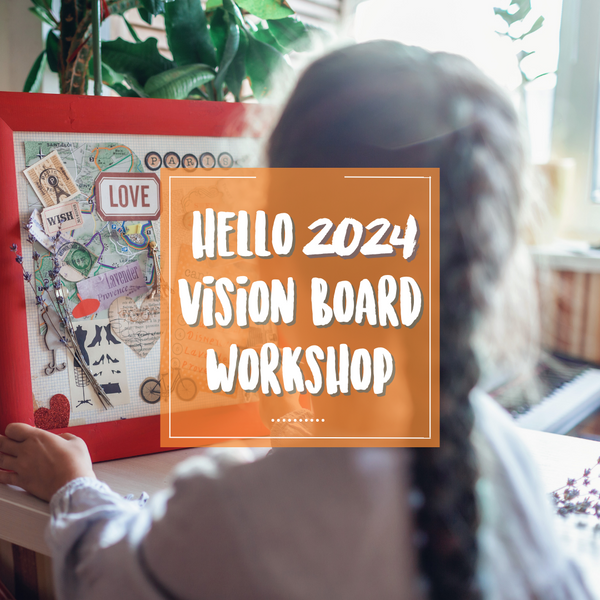 VISION BOARD WORKSHOP, Hands on Learning Academy, Goleta, January 13 2024