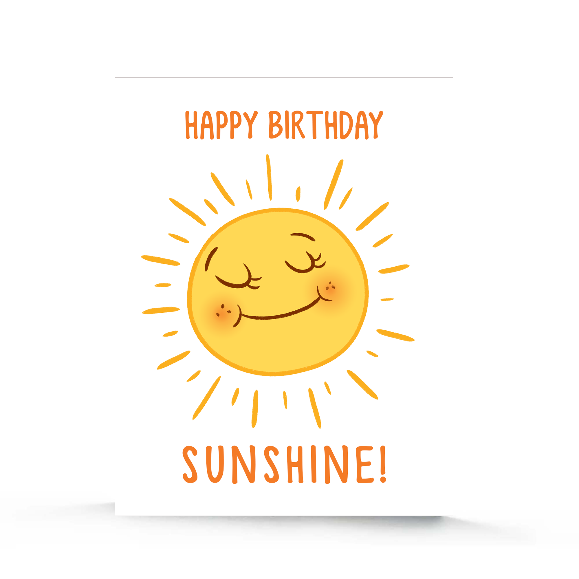 Sunshine Birthday Card