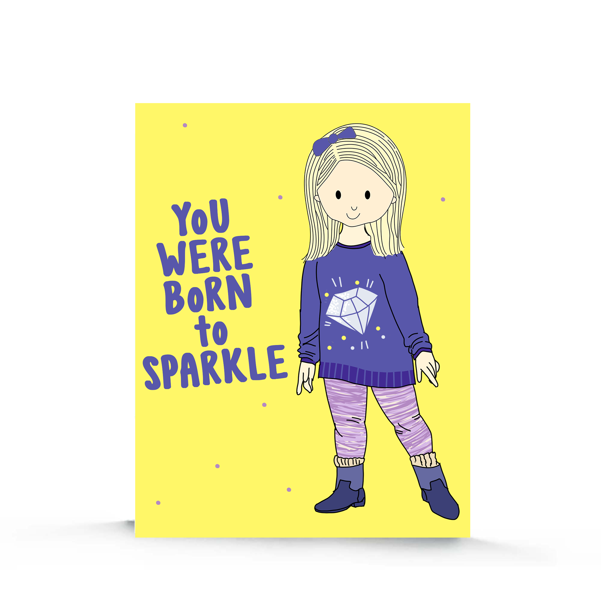 Birthday Card for Girl | Shine Bright Birthday Card | Birthday Card for Kids | Birthday Gift | Sparkle Birthday Card | Birthday Card for Her