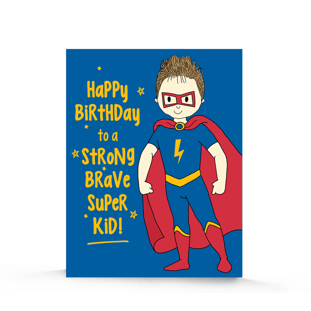 Super Boy Birthday Card | Birthday Card for Boy