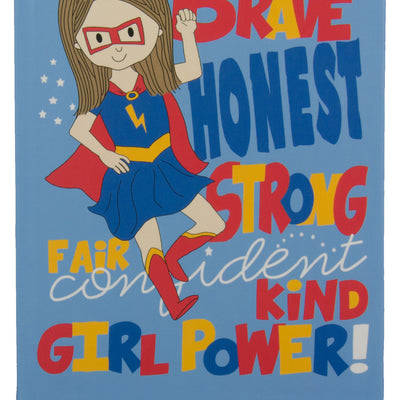 Super girl hardcover blank journal for girls