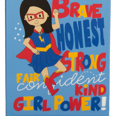 Super girl hardcover blank journal for girls