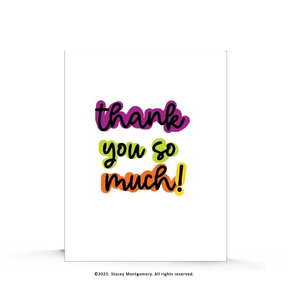Thank You So Much Card