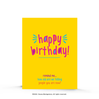 ☀️ Birthday Remind Me | Birthday Card