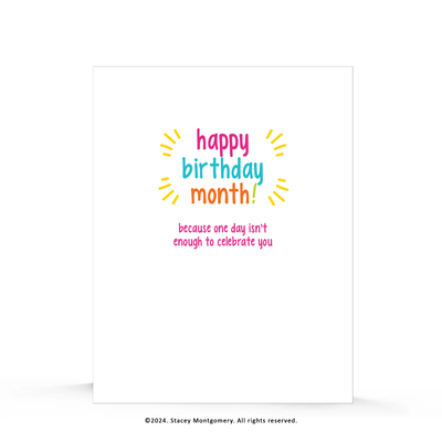 ☀️ Happy Birthday Month | Birthday Card