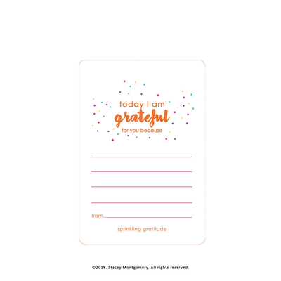 Sprinkling Gratitude Mini Notes