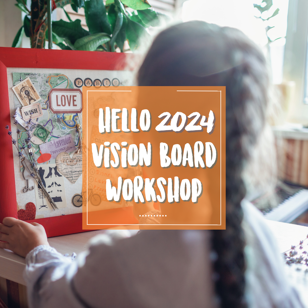 Hello 2024! Vision Board Workshop for Kids – Stacey M Design