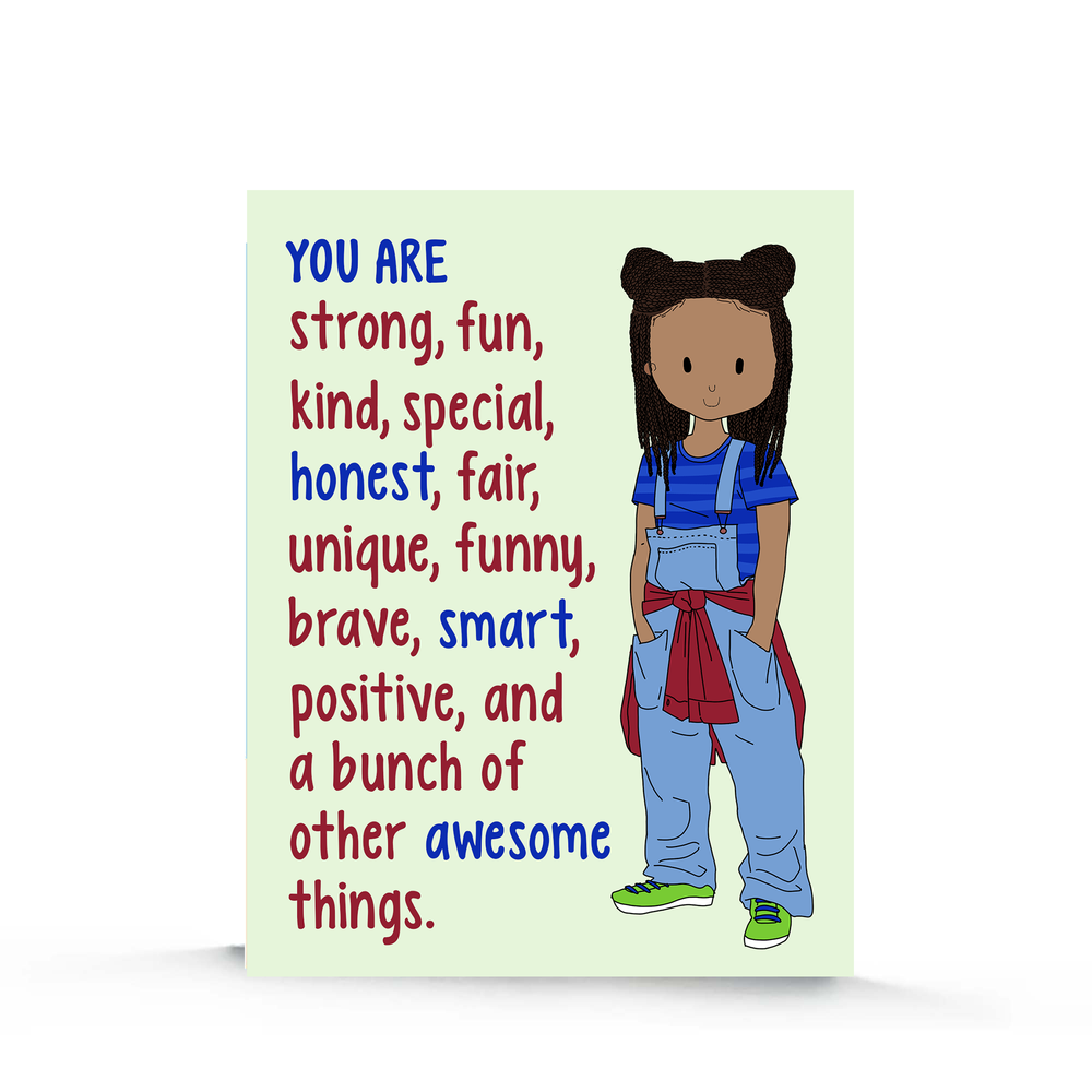 Birthday Card for Girl | Birthday Card for Friend | Birthday Card for Kids | Birthday Gift | Black Girl Birthday Card | Birthday Card for Her