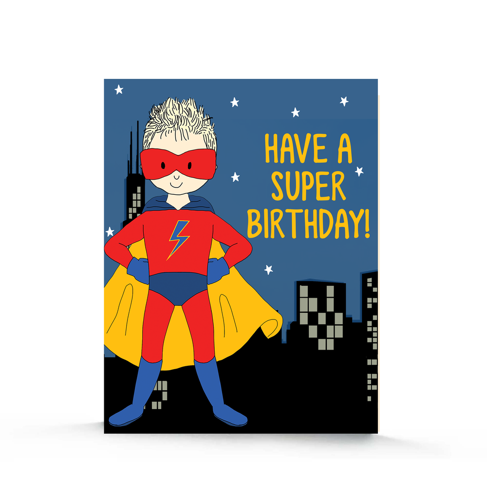 Super Boy Birthday Card | Birthday Card for Boy