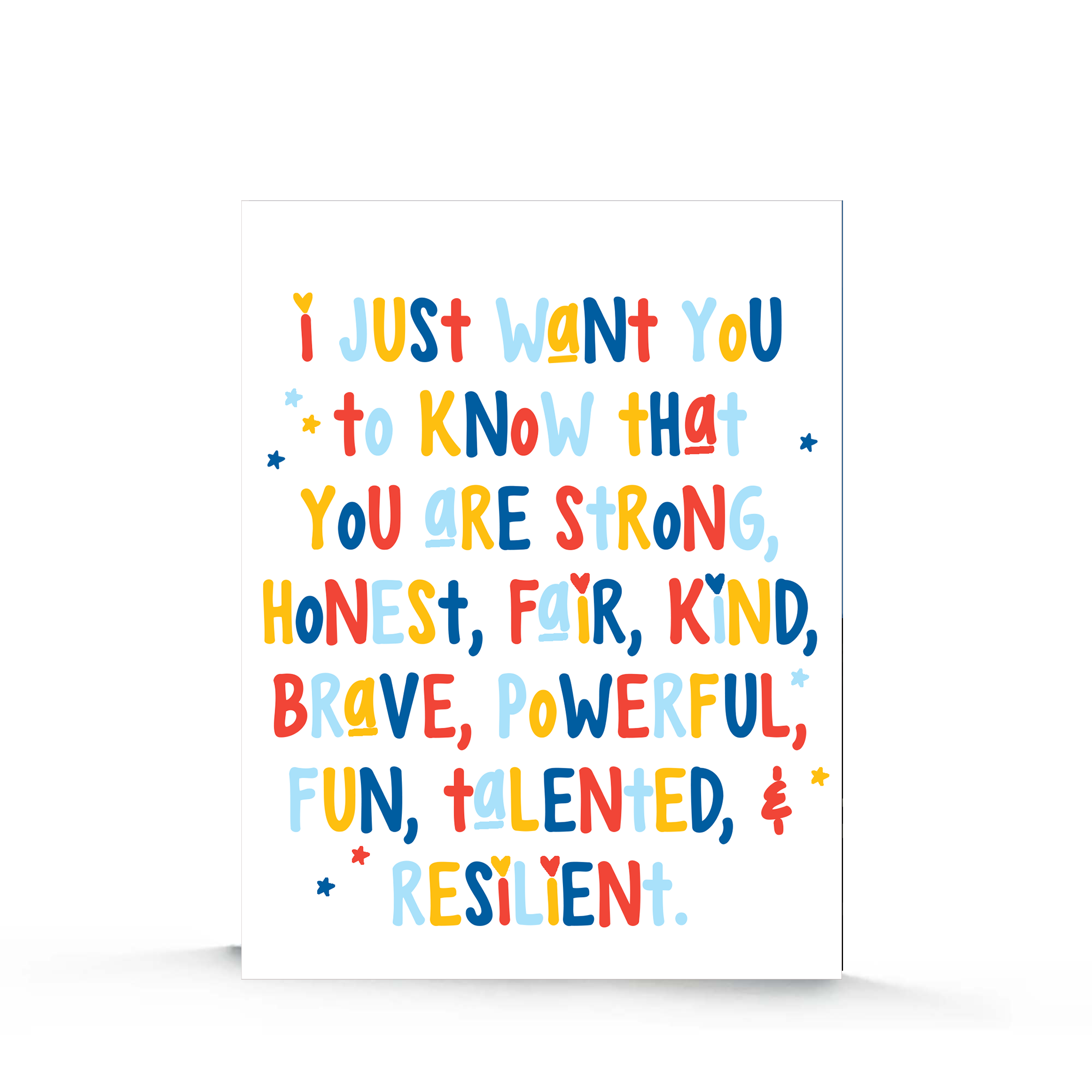Awesome Words Birthday Card | Awesome Birthday Card | Birthday Card | Empowering Birthday Card