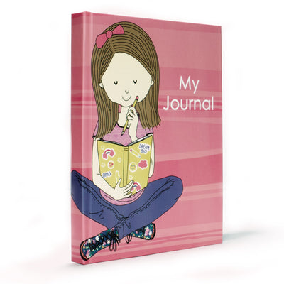 Hardcover Journal- Journaling Girl