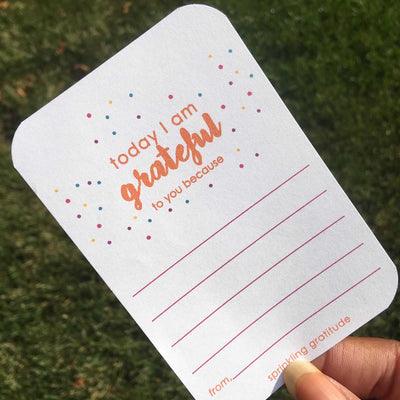 Sprinkling Gratitude Mini Notes